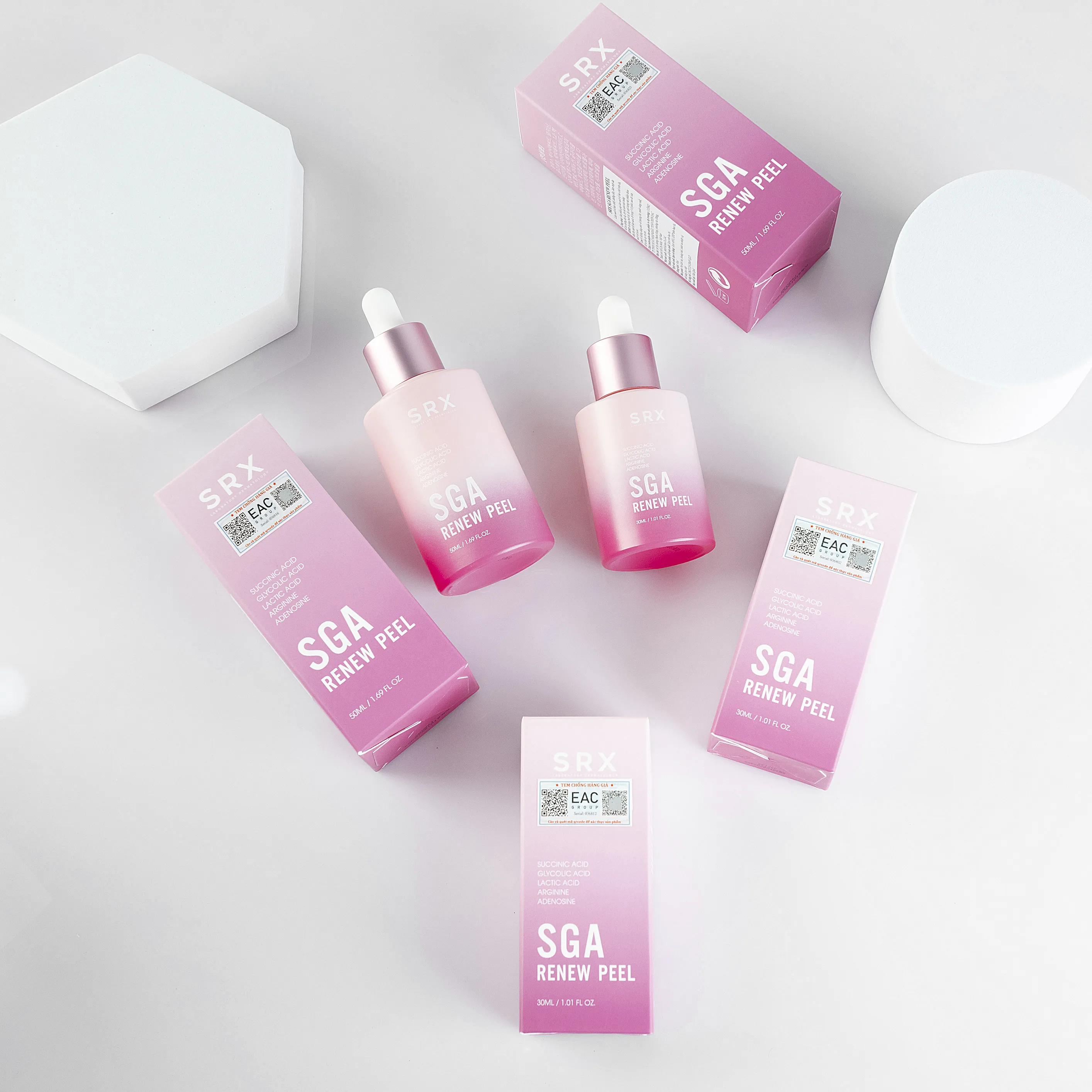 SRX SGA Renew Peel thông tin chi tiết
