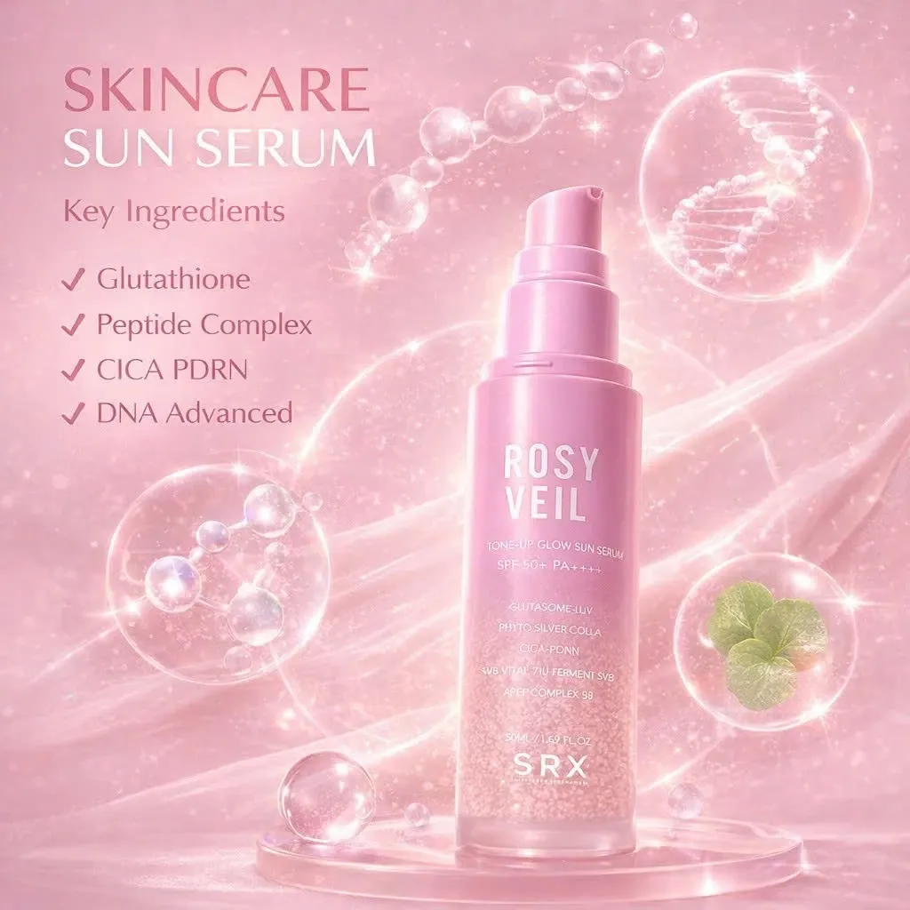 SRX Rosy Veil Tone Up Glow Sun SPF50 PA+++ 50ml
